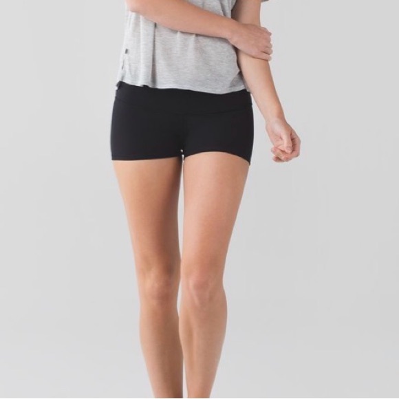 lululemon athletica Pants - Lululemon Women’s Black Boogie Shorts, micro shorts, booty shorts